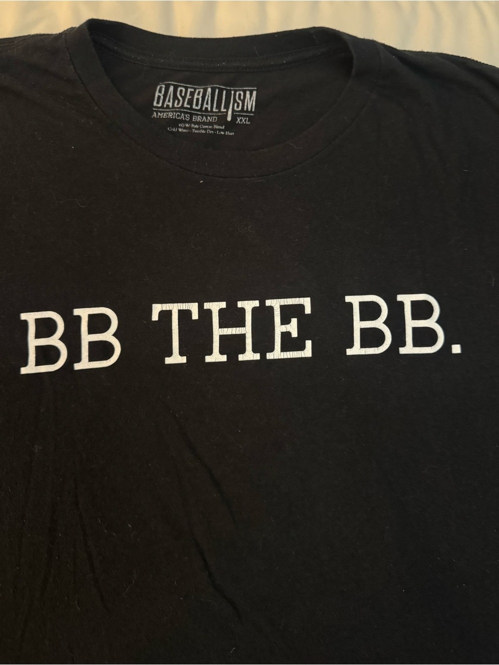 Baseballism “Walk the Walk” T-Shirt Men’s XXL Black